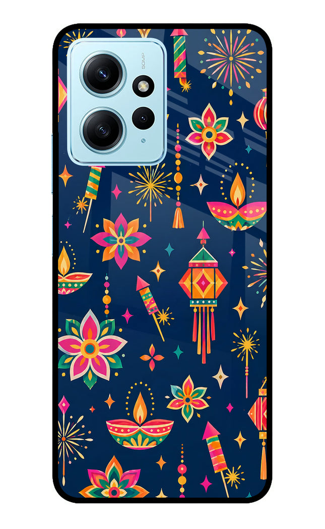 Festive Pop Redmi Note 12 4G Metal Case Back Cover by Casekaro