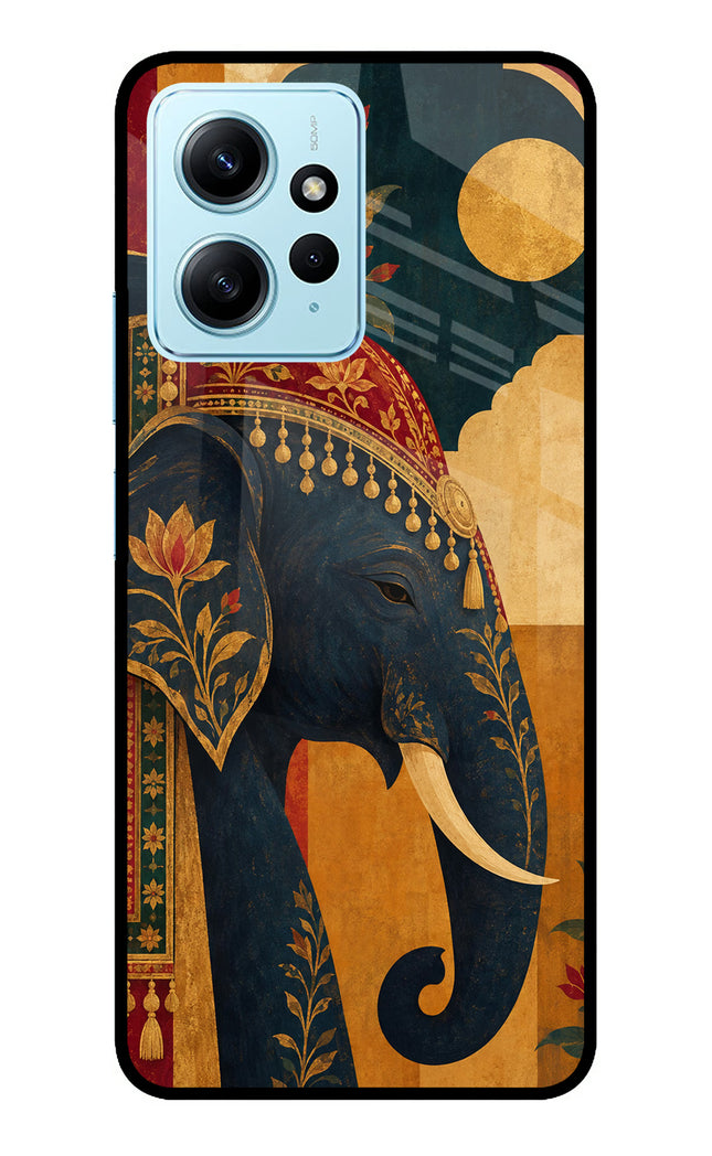 Royal Elephant Redmi Note 12 4G Metal Case Back Cover by Casekaro