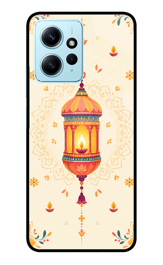 Golden Lantern Redmi Note 12 4G Metal Case Back Cover by Casekaro