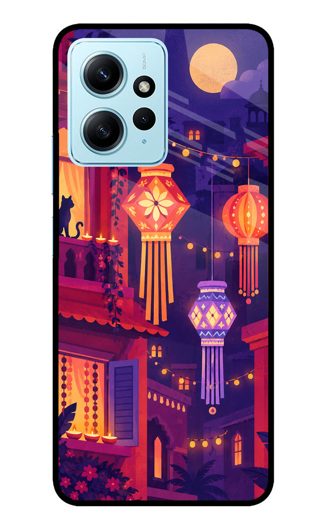 Lantern Lane Redmi Note 12 4G Metal Case Back Cover by Casekaro