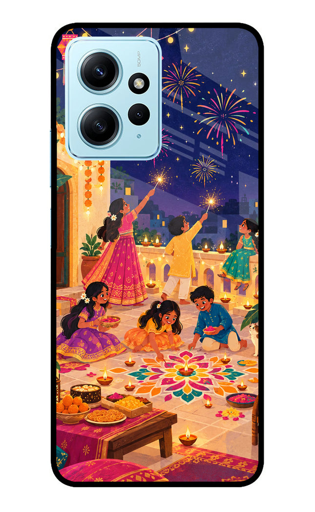 Diwali Night Redmi Note 12 4G Metal Case Back Cover by Casekaro