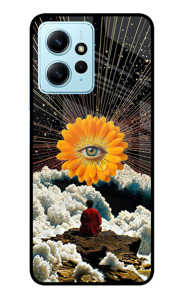 Cosmic Flower Redmi Note 12 4G Metal Case Back Cover by Casekaro