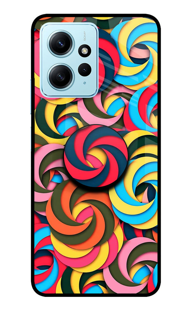 Spiral Pattern Redmi Note 12 4G Pop Case by Casekaro