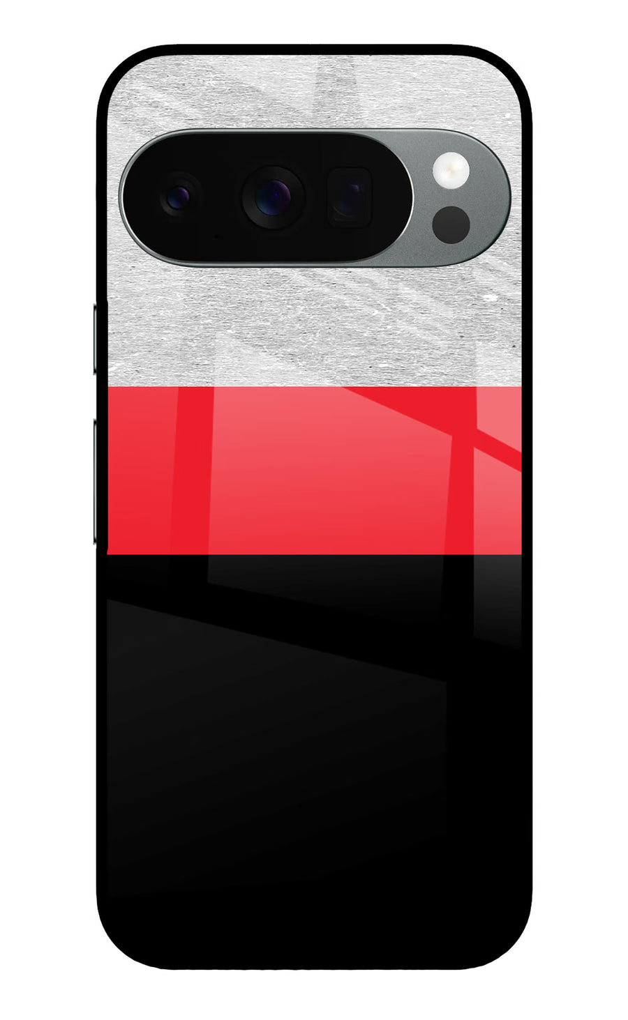 Tri Color Pattern Google Pixel 10 Pro Back Cover, Metal case