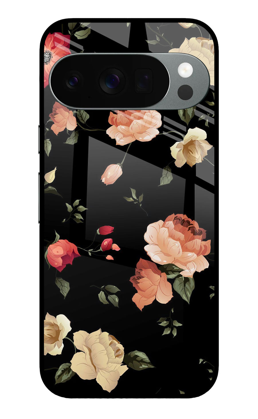 Flowers Google Pixel 10 Pro Back Cover, Metal case