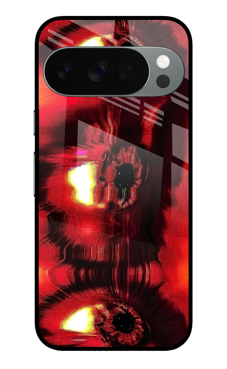 Fire Eye Google Pixel 10 Pro Back Cover, Metal case