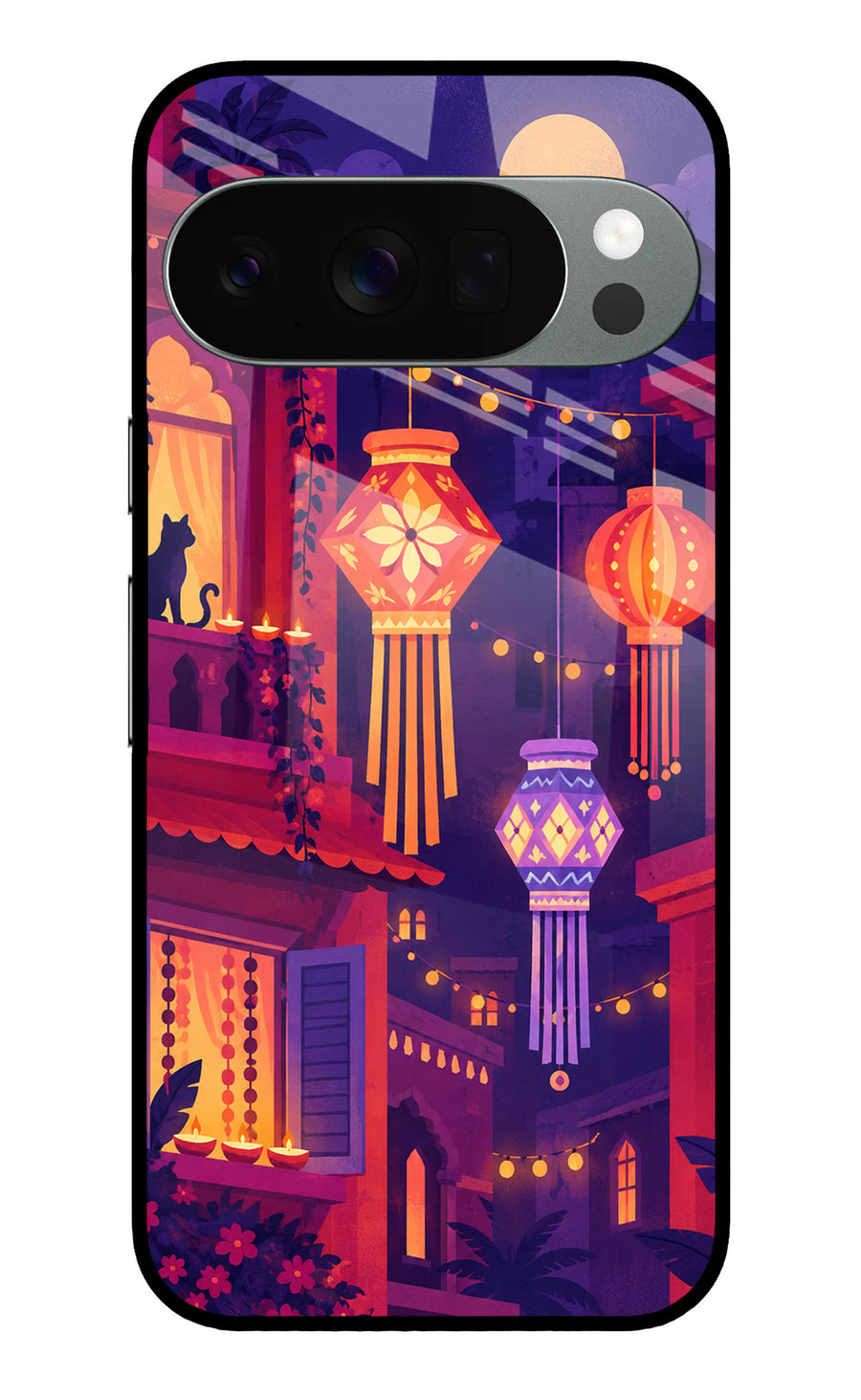 Lantern Lane Google Pixel 10 Pro Back Cover, Metal case