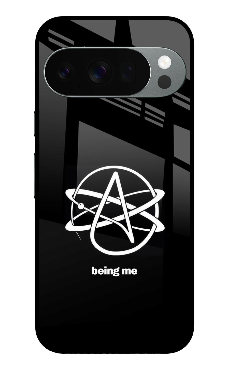 Atheist Symbol Google Pixel 10 Pro Back Cover, Metal case