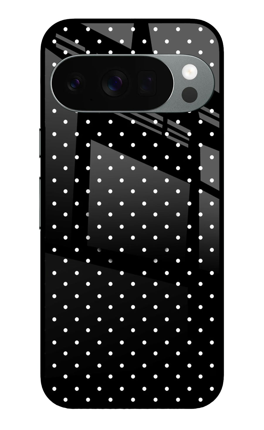 White Dots Google Pixel 10 Pro Pop Case, Metal case