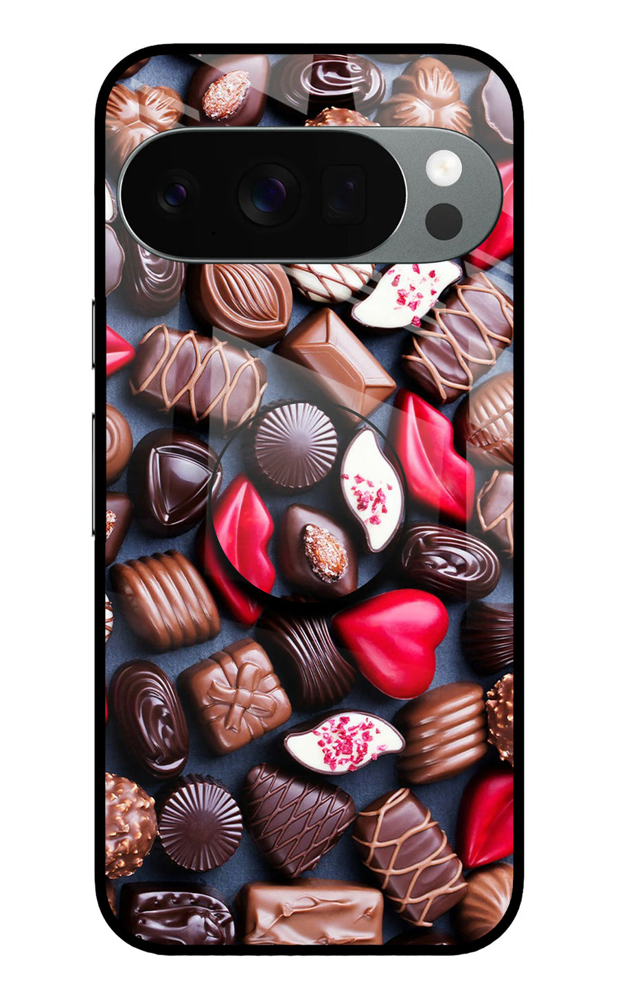 Chocolates Google Pixel 10 Pro Pop Case, Metal case