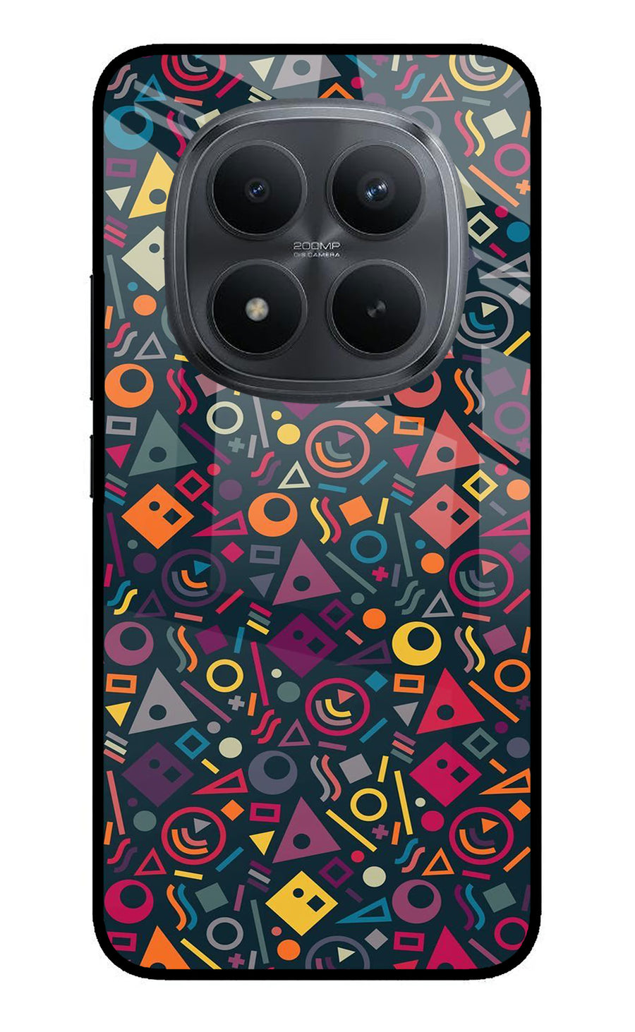 Geometric Abstract Redmi Note 15 Pro+ 5G Back Cover, Metal case