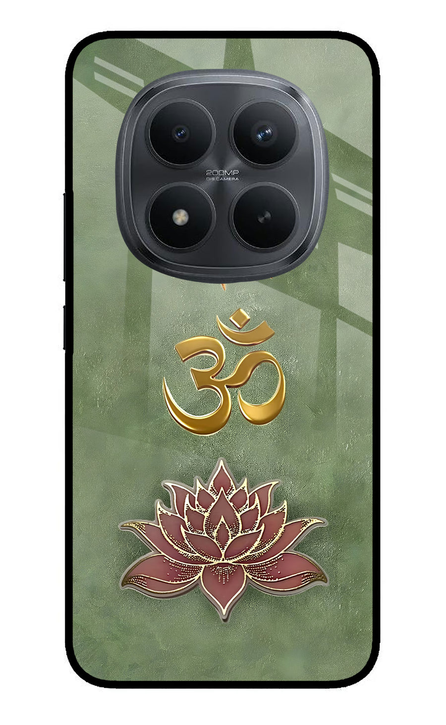 Om & Lotus Redmi Note 15 Pro+ 5G Back Cover, Metal case