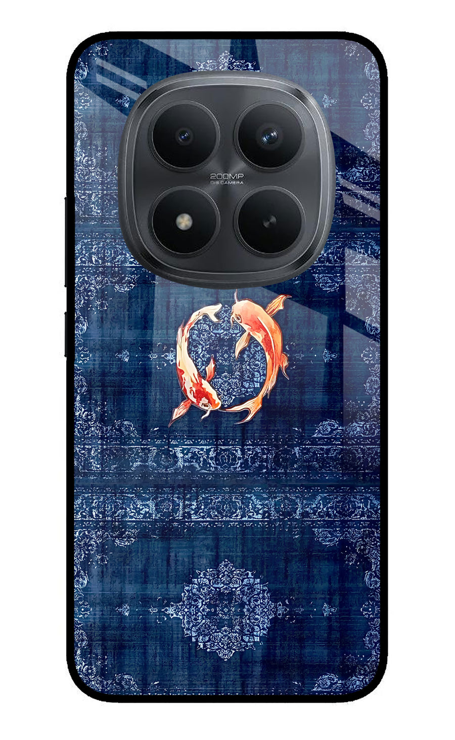 Koi Blue Redmi Note 15 Pro+ 5G Back Cover, Metal case