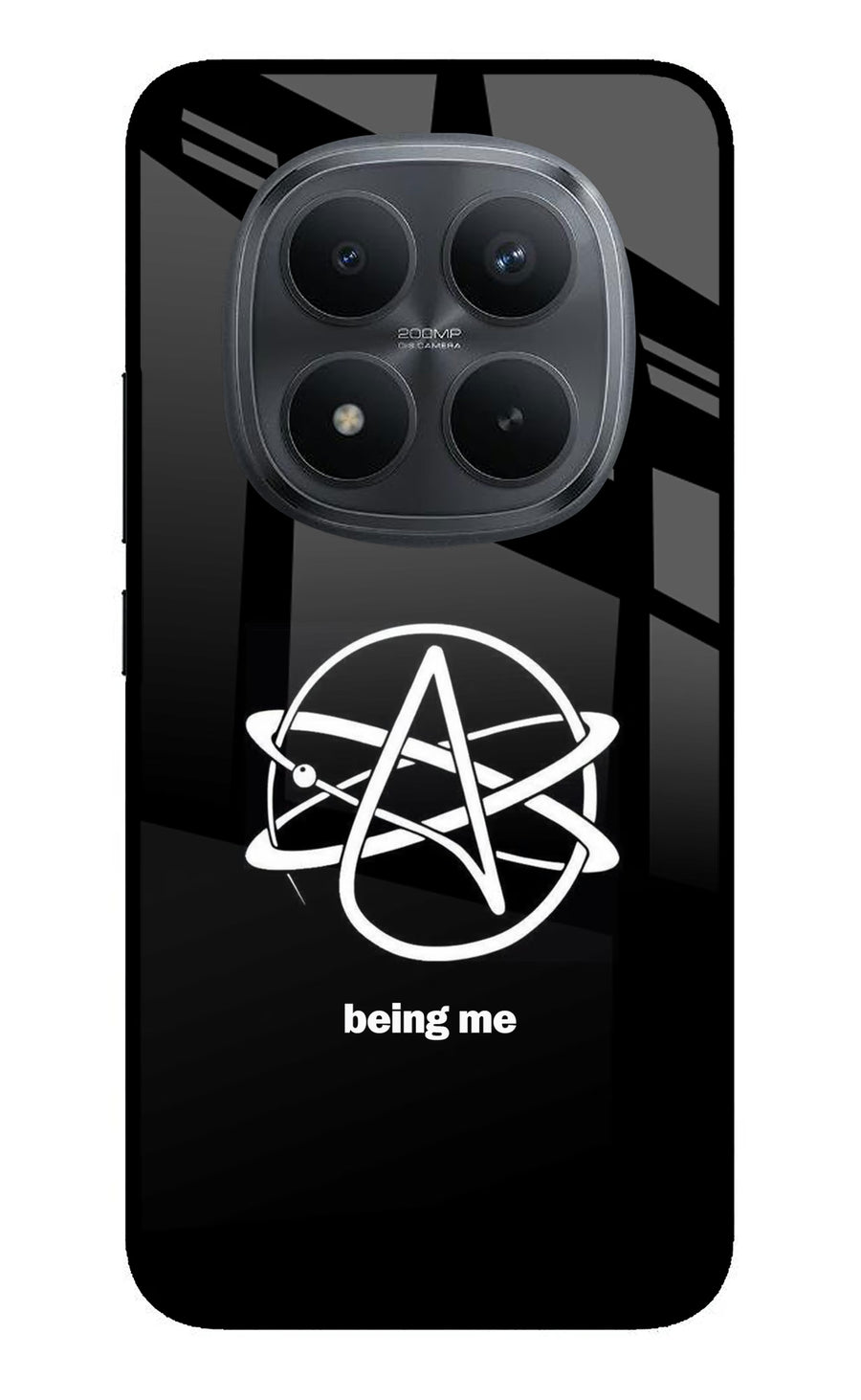 Atheist Symbol Redmi Note 15 Pro+ 5G Back Cover, Metal case