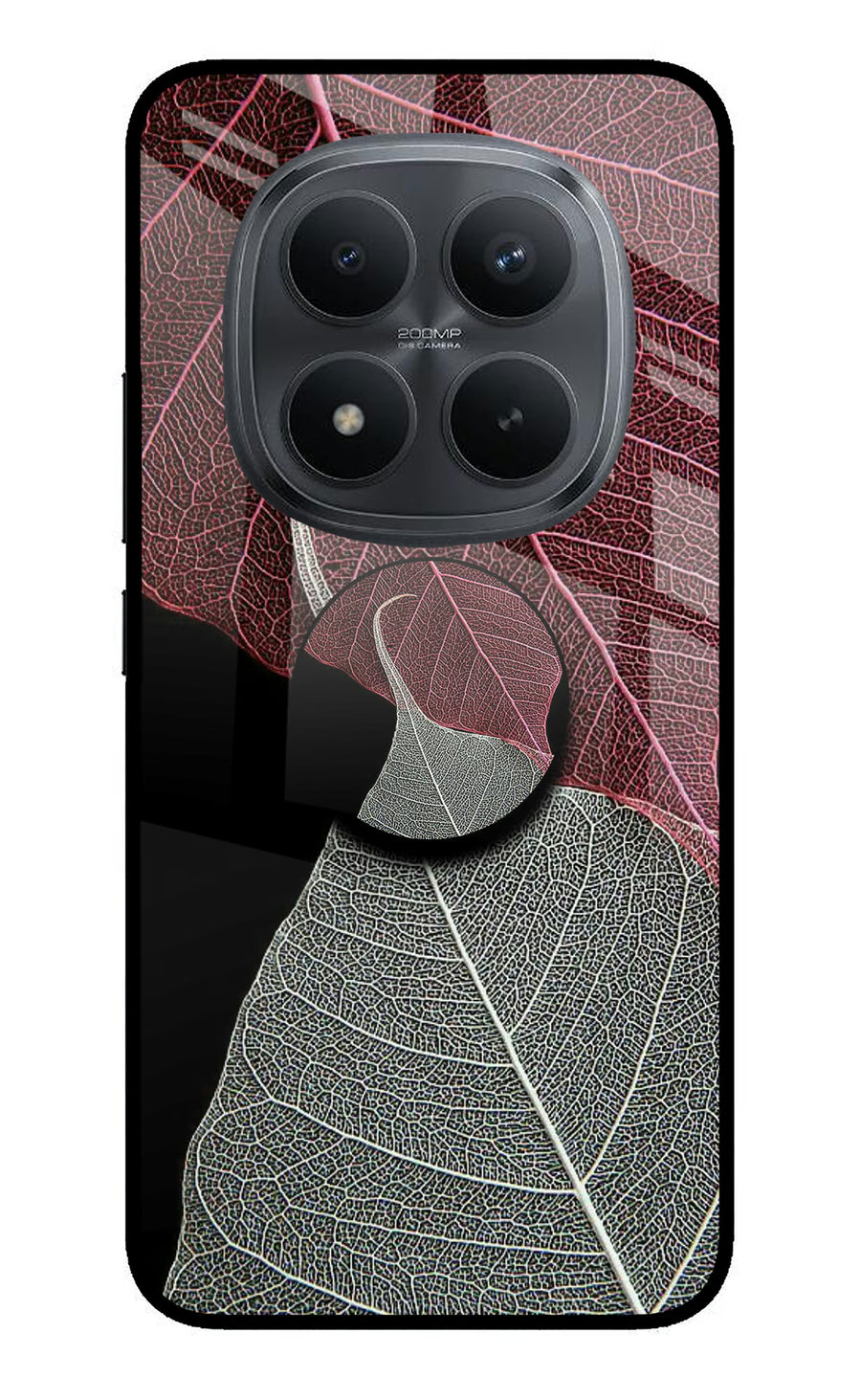 Leaf Pattern Redmi Note 15 Pro+ 5G Pop Case, Metal case