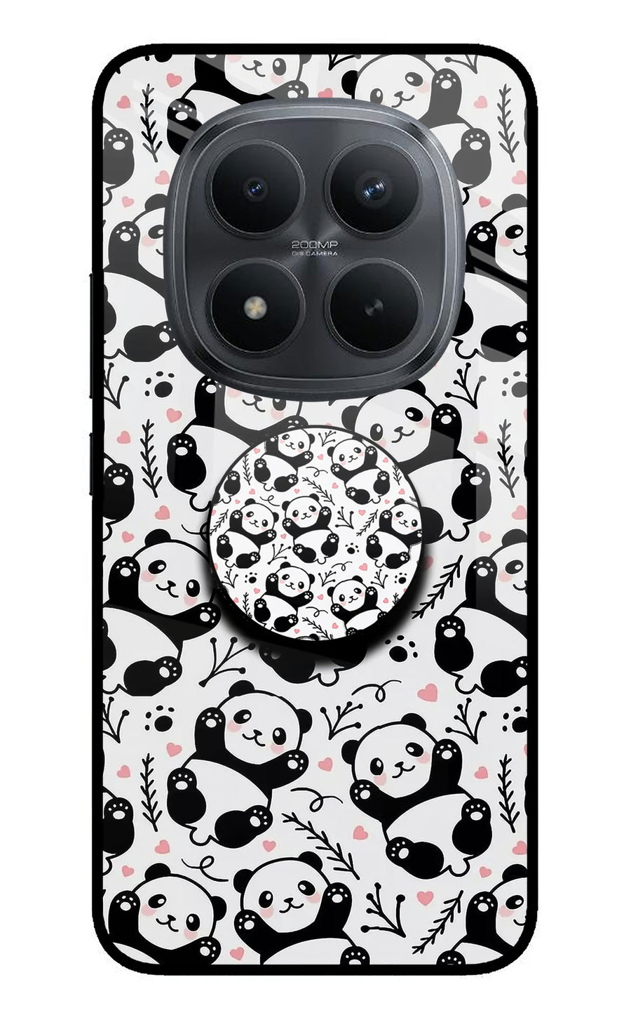 Cute Panda Redmi Note 15 Pro+ 5G Pop Case, Metal case