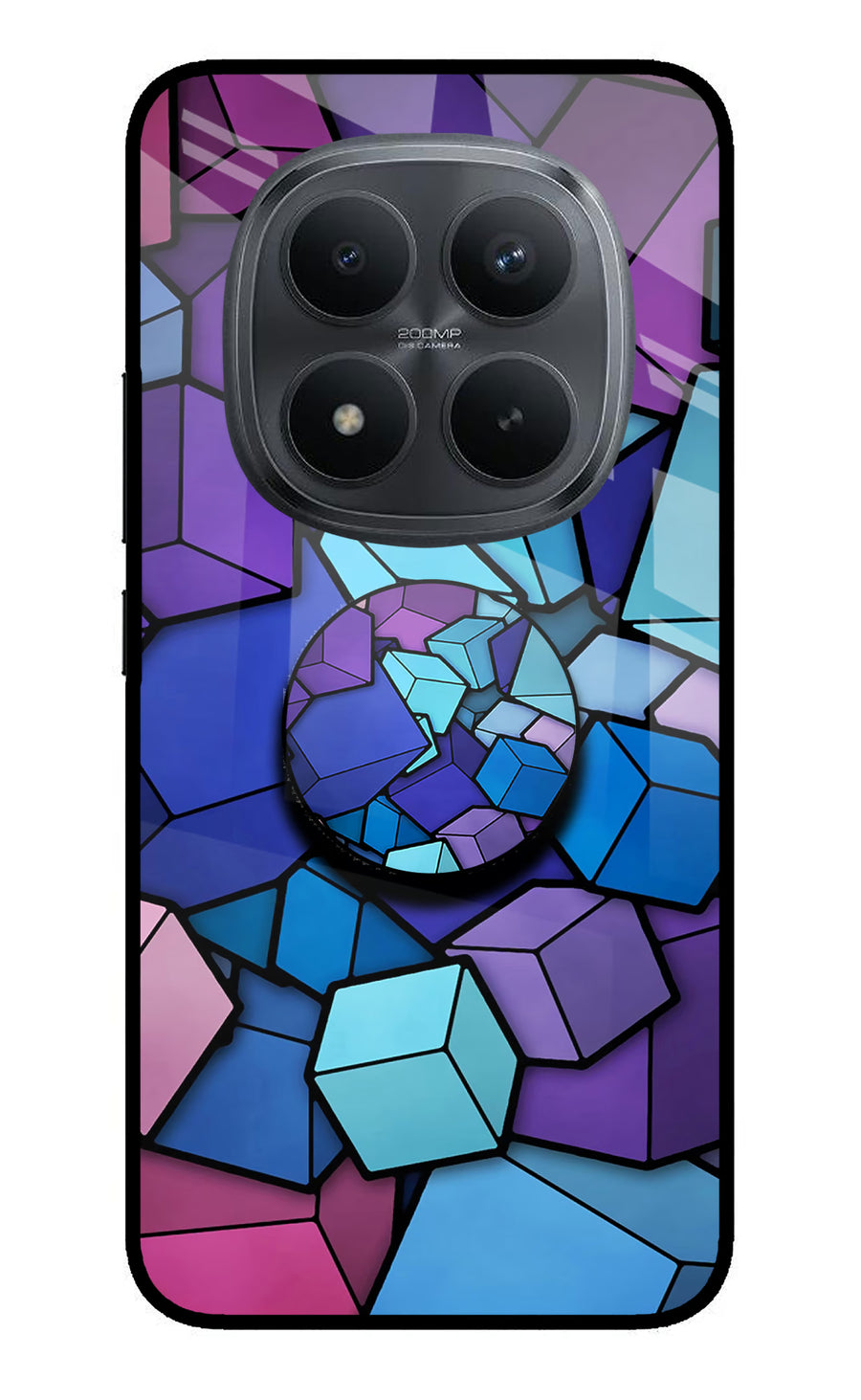 Cubic Abstract Redmi Note 15 Pro+ 5G Pop Case, Metal case