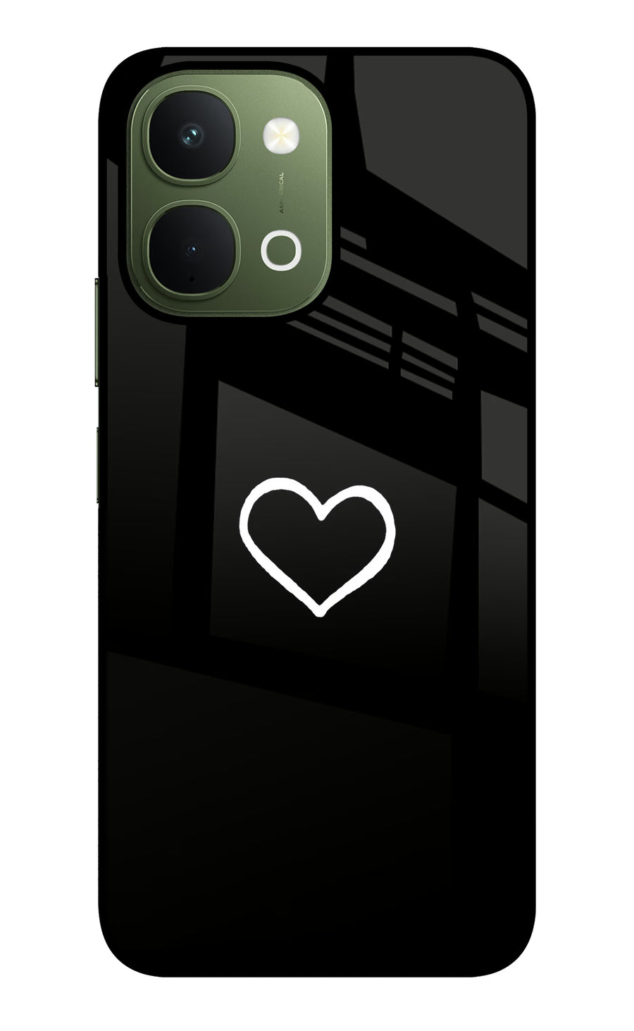 Heart Vivo T5x 5G Back Cover, Metal case