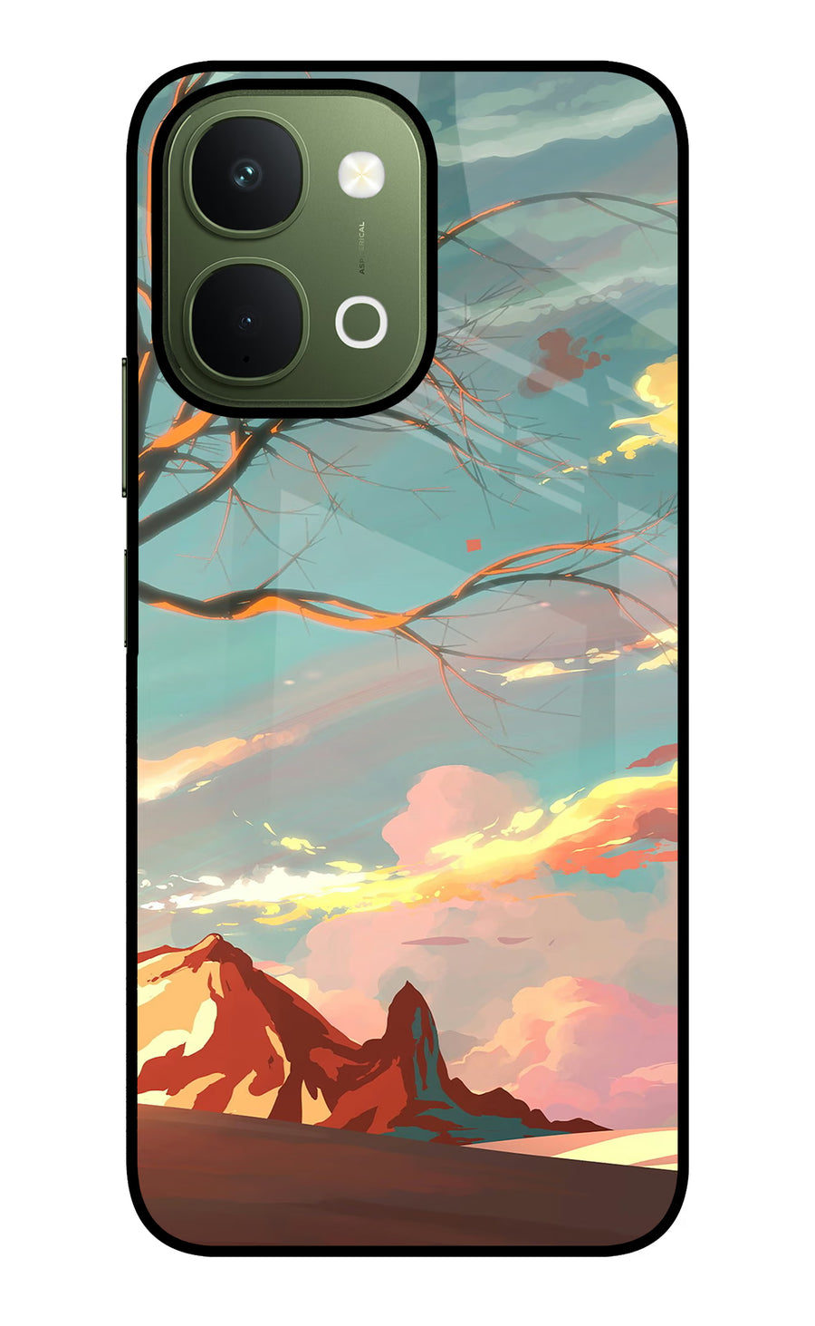 Scenery Vivo T5x 5G Back Cover, Metal case