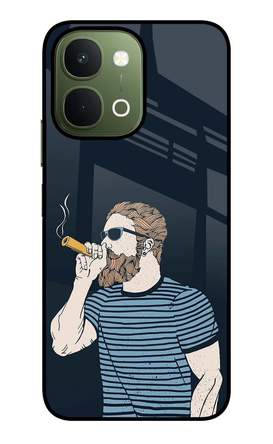 Smoking Vivo T5x 5G Back Cover, Metal case