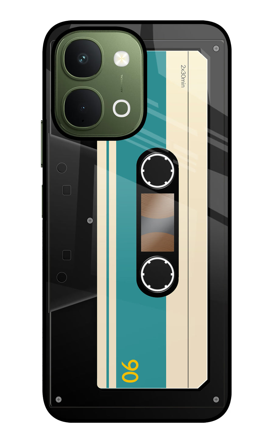 Cassette Vivo T5x 5G Back Cover, Metal case
