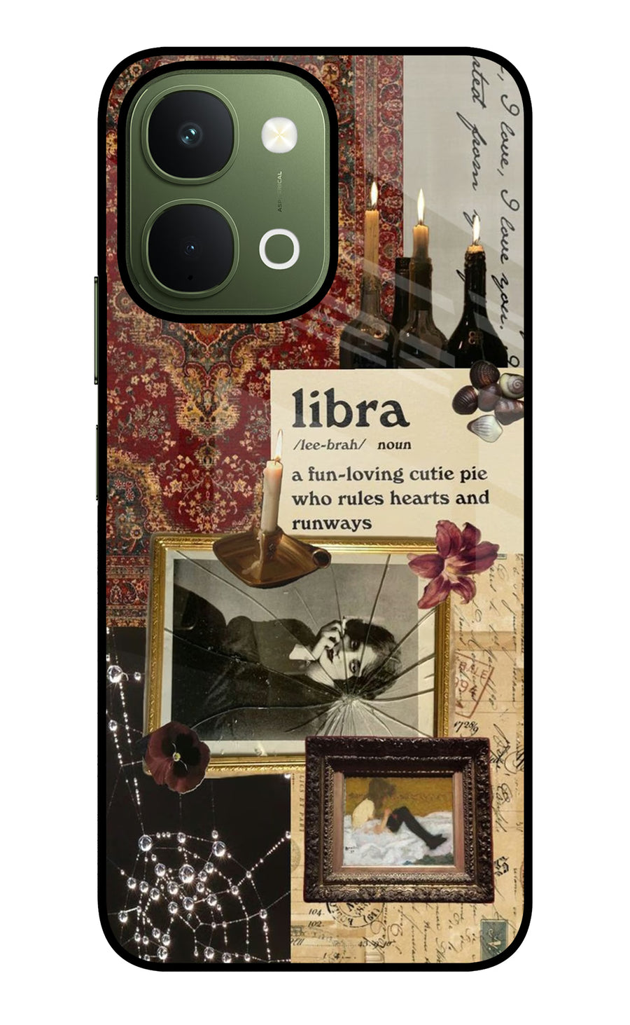 Libra Zodiac Vivo T5x 5G Back Cover, Metal case