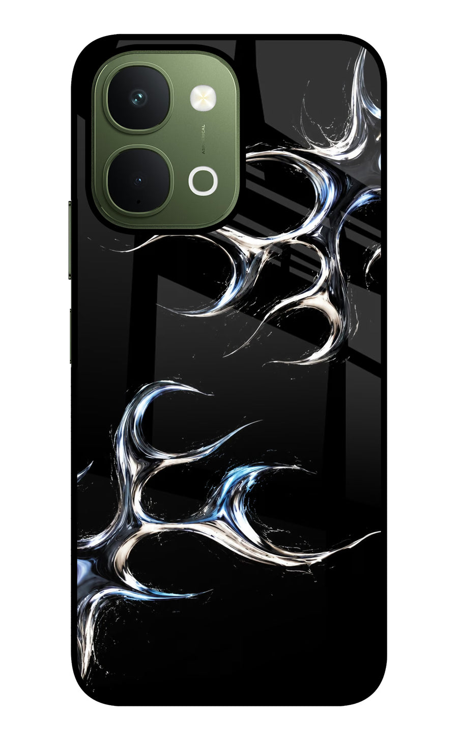 Chrome Tribal Vivo T5x 5G Back Cover, Metal case