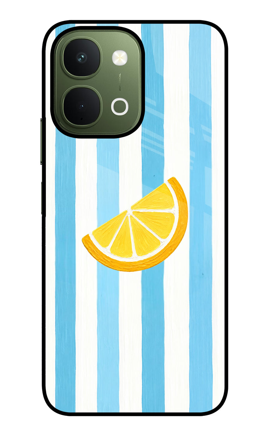 Summer Lemon Vivo T5x 5G Back Cover, Metal case