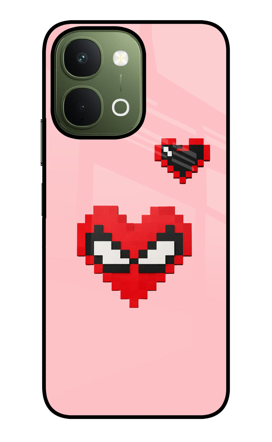 Gwen Heart Vivo T5x 5G Back Cover, Metal case