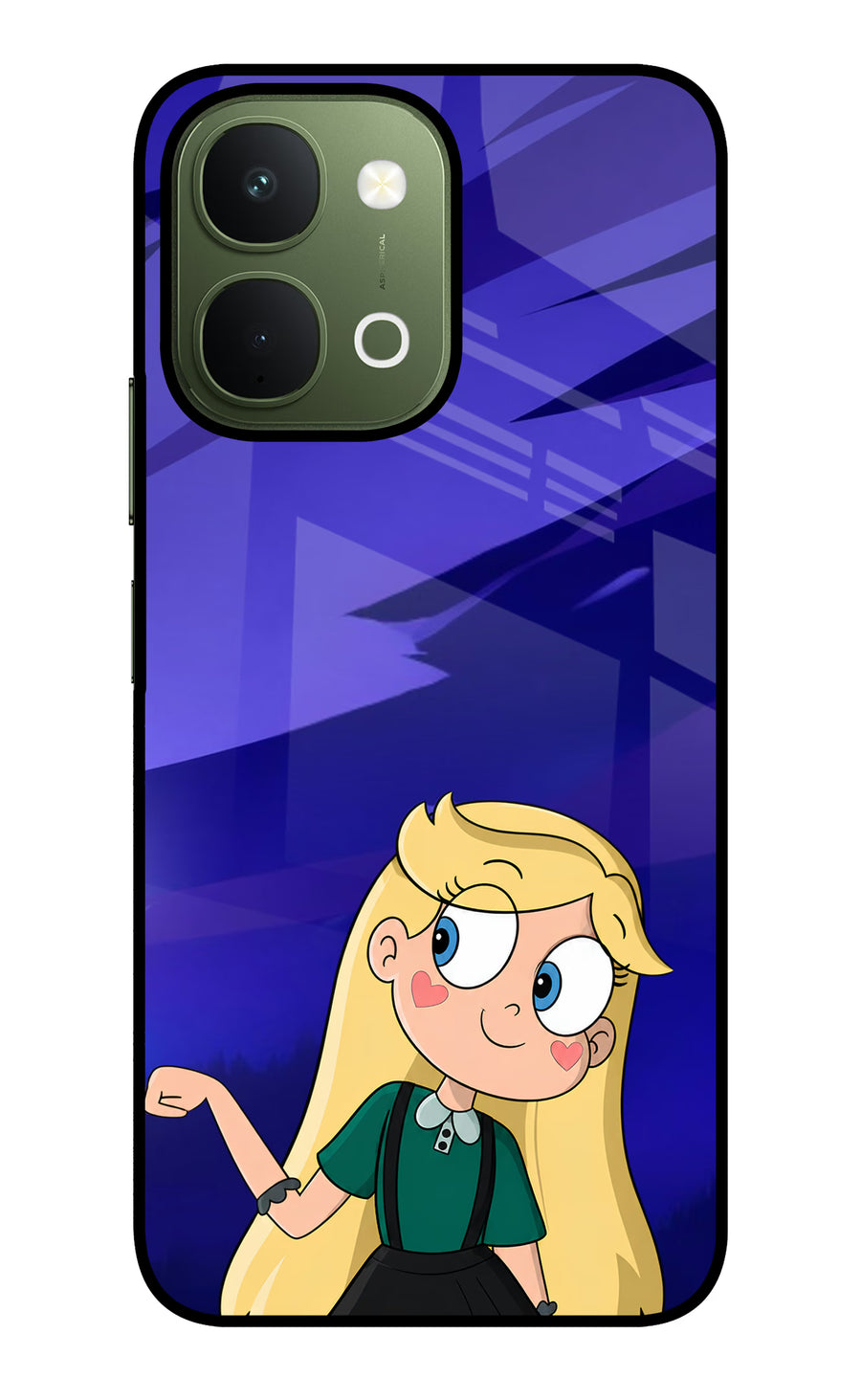 Star Glow Vivo T5x 5G Back Cover, Metal case