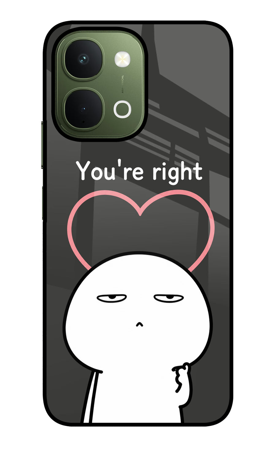 You're Right Vivo T5x 5G Back Cover, Metal case