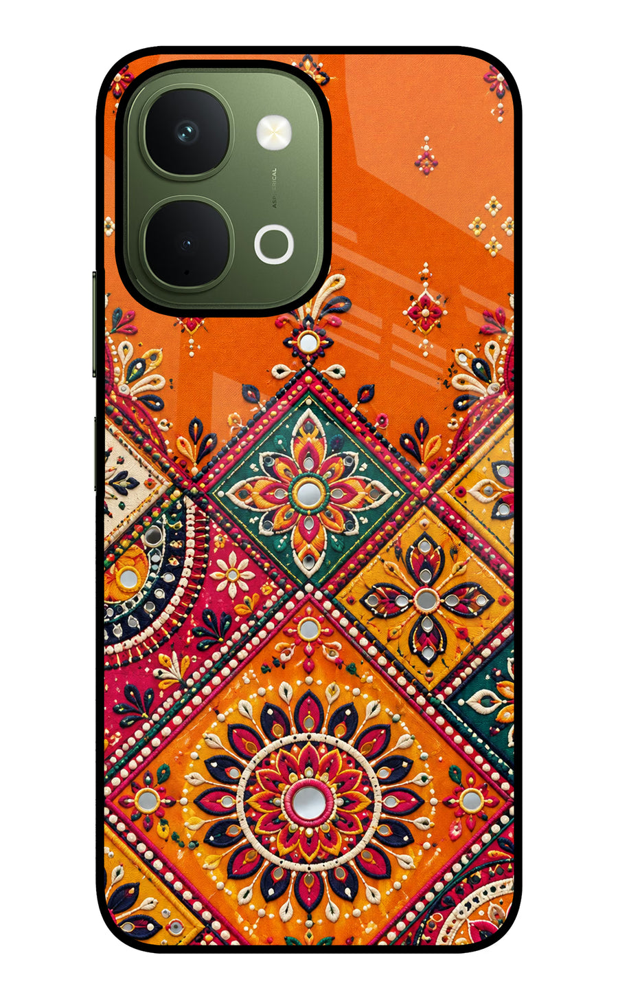 Kutch Glow Vivo T5x 5G Back Cover, Metal case