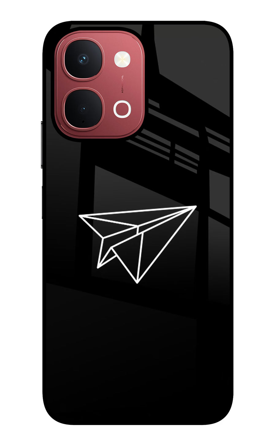 Paper Plane White Vivo Y51 Pro 5G Back Cover, Metal case