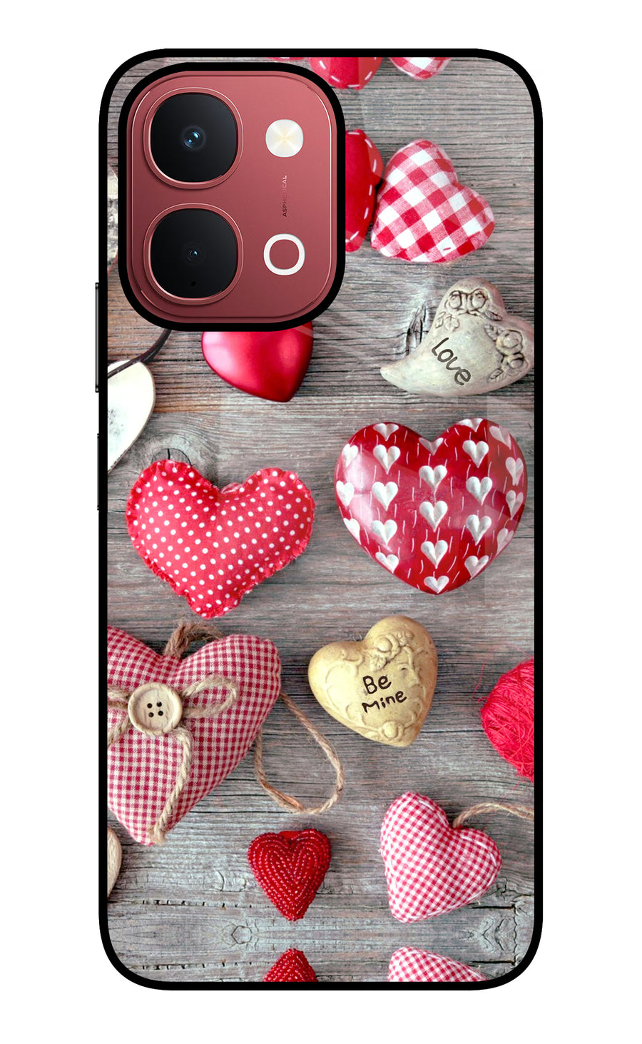 Love Wallpaper Vivo Y51 Pro 5G Back Cover, Metal case