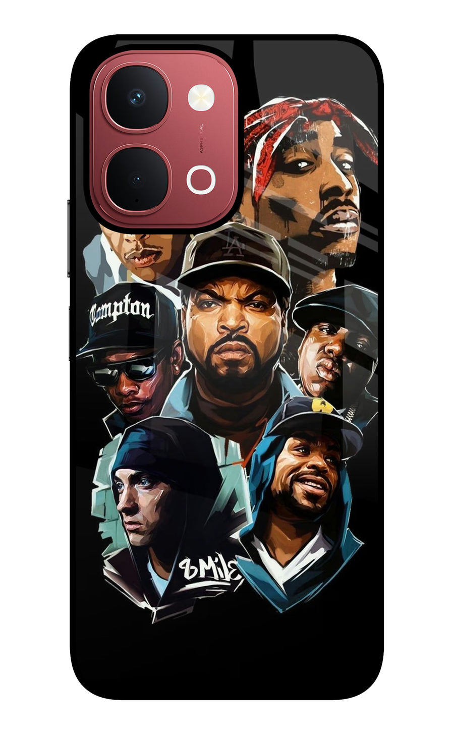 Rappers Vivo Y51 Pro 5G Back Cover, Metal case