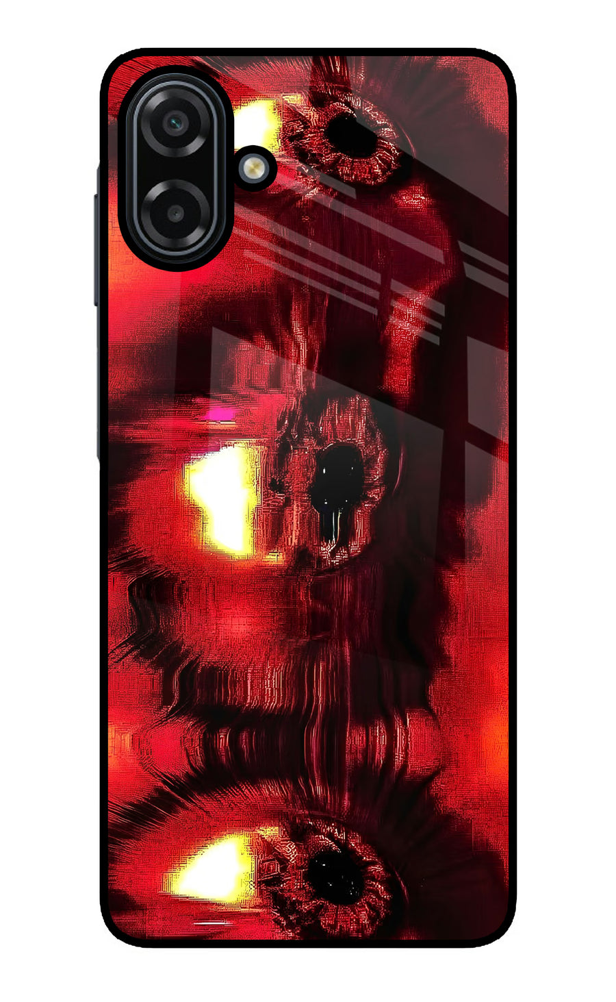 Fire Eye Samsung A07 5G Back Cover, Metal case