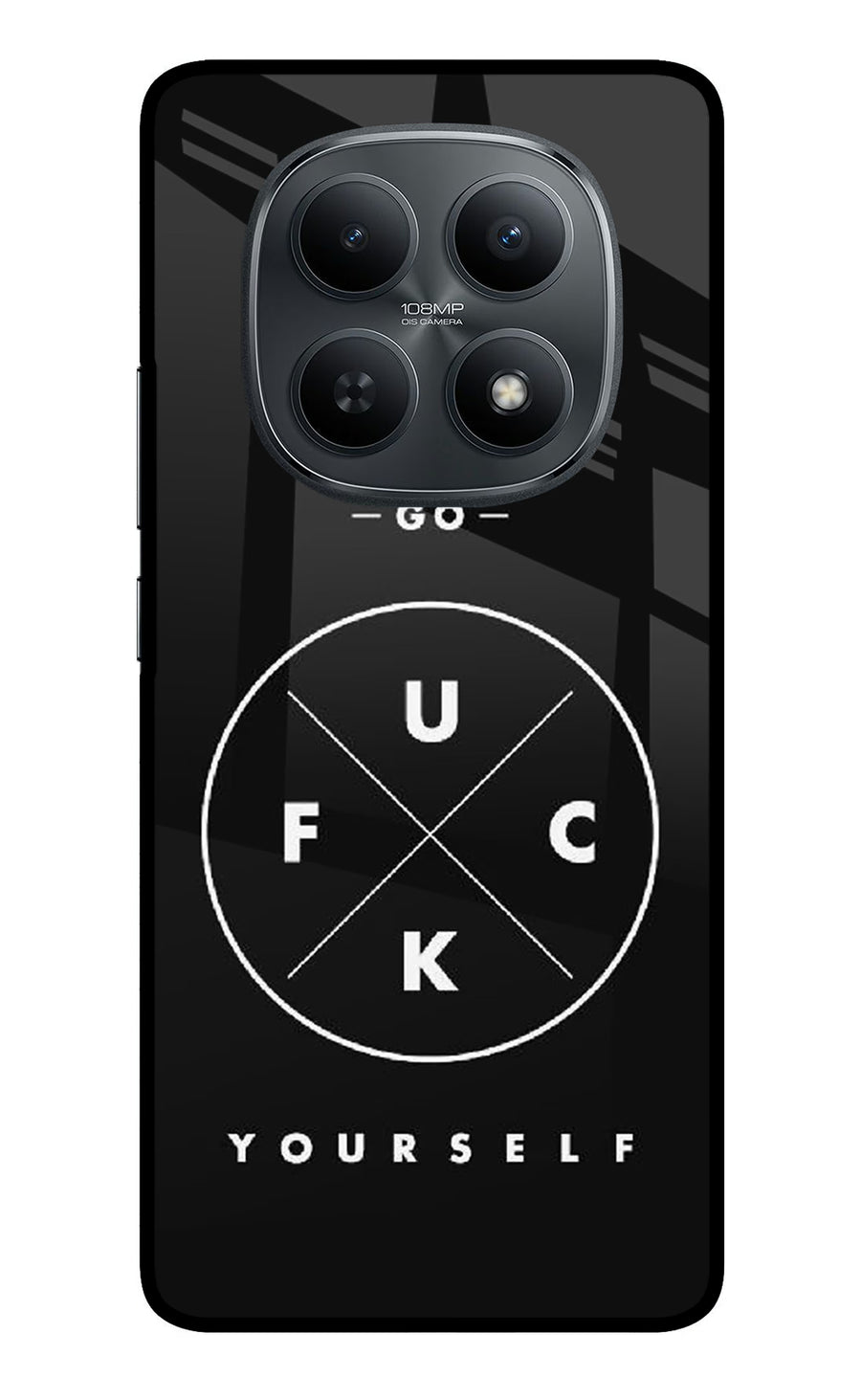 Go Fuck Yourself Redmi Note 15 5G Back Cover, Metal case