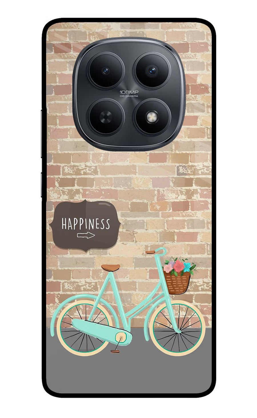 Happiness Artwork Redmi Note 15 5G Back Cover, Metal case
