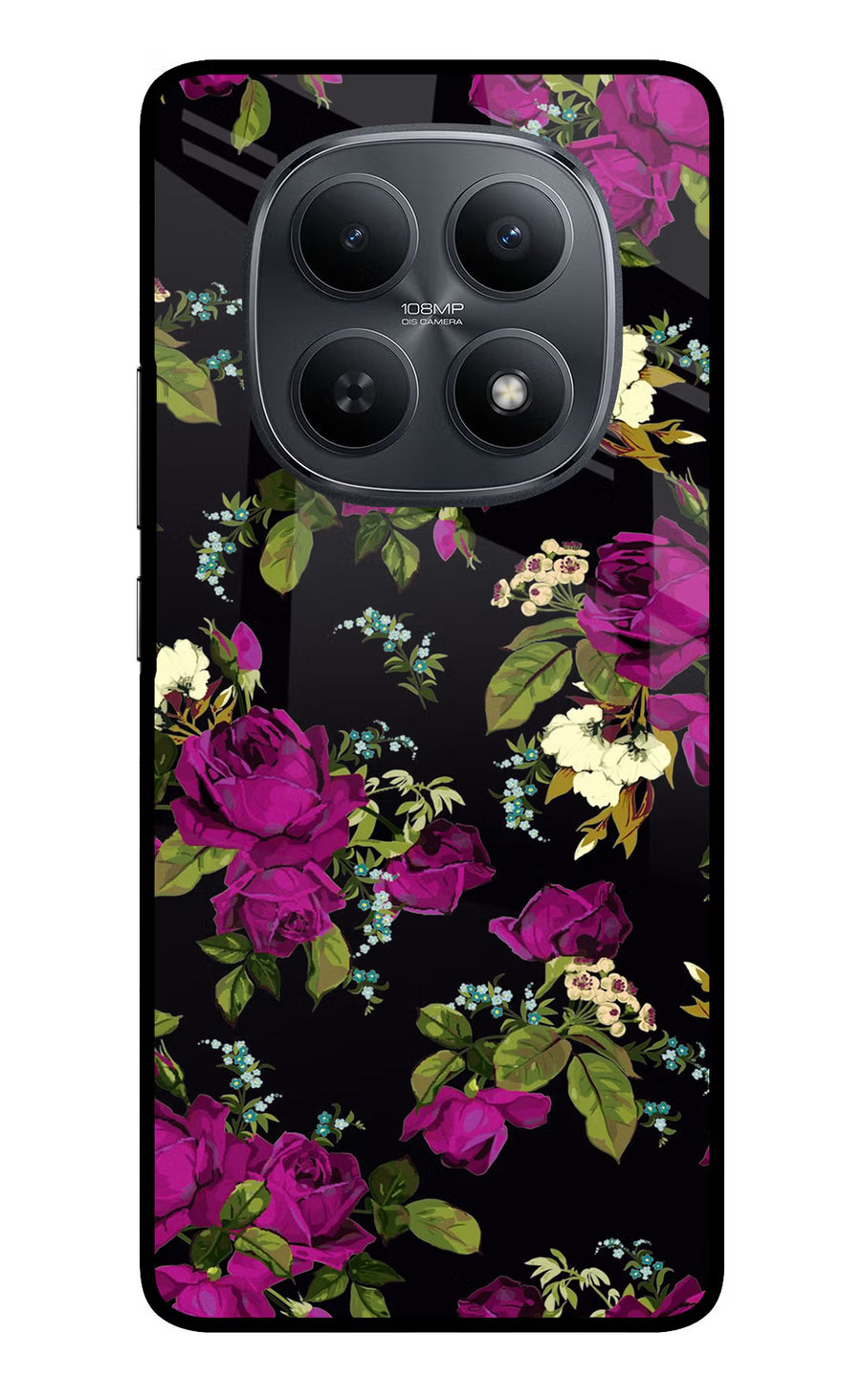 Flowers Redmi Note 15 5G Back Cover, Metal case