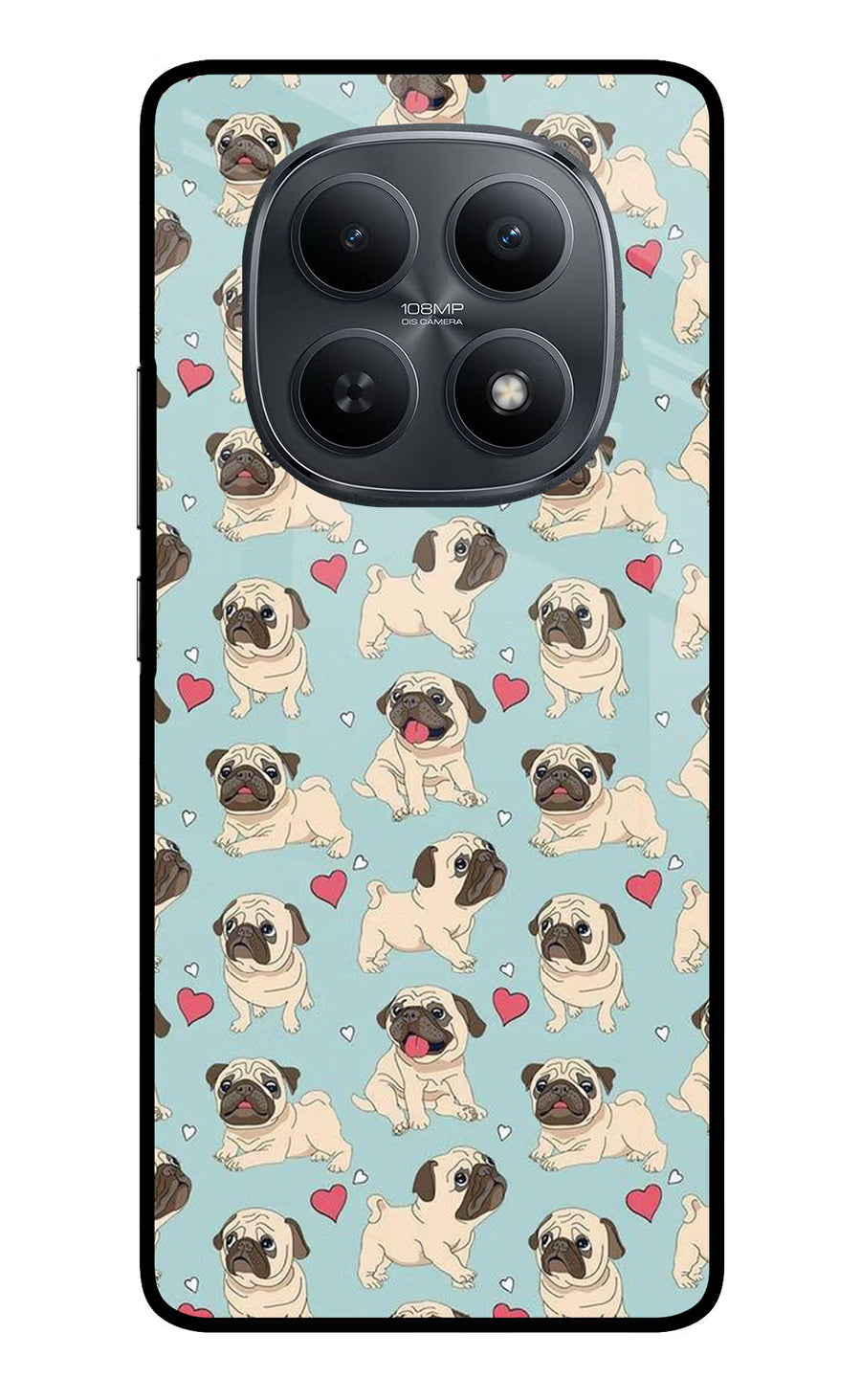 Pug Dog Redmi Note 15 5G Back Cover, Metal case