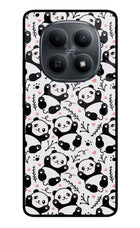 Cute Panda Redmi Note 15 5G Metal Case Back Cover by Casekaro