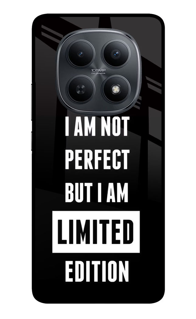I Am Not Perfect But I Am Limited Edition Redmi Note 15 5G Metal Case Back Cover by Casekaro