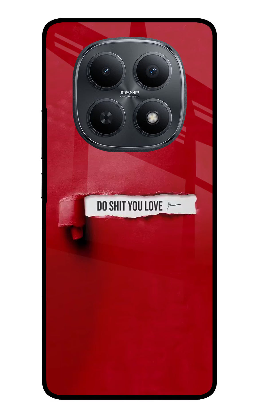 Do Shit You Love Redmi Note 15 5G Back Cover, Metal case