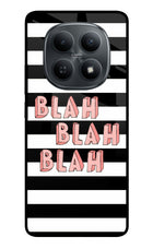 Blah Blah Blah Redmi Note 15 5G Metal Case Back Cover by Casekaro