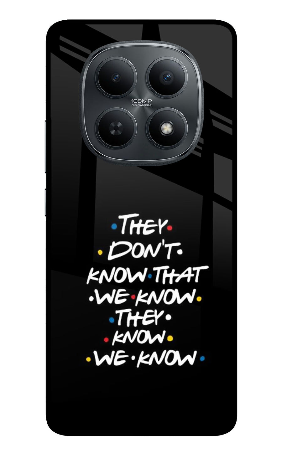 FRIENDS Dialogue Redmi Note 15 5G Back Cover, Metal case