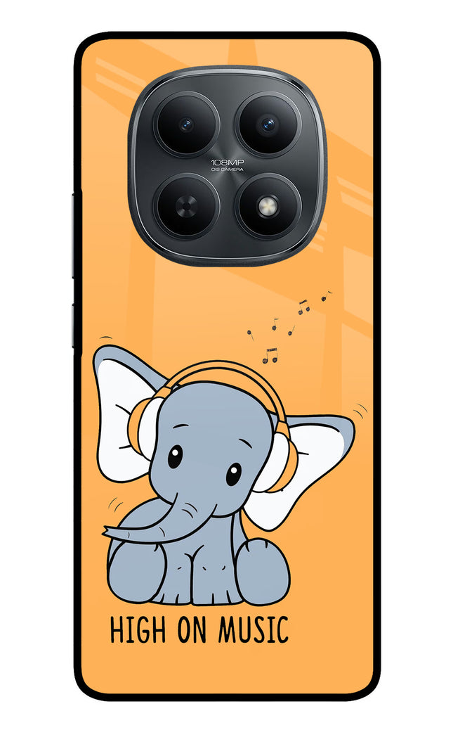 High On Music Redmi Note 15 5G Metal Case Back Cover by Casekaro