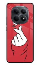Korean Love Sign Redmi Note 15 5G Metal Case Back Cover by Casekaro