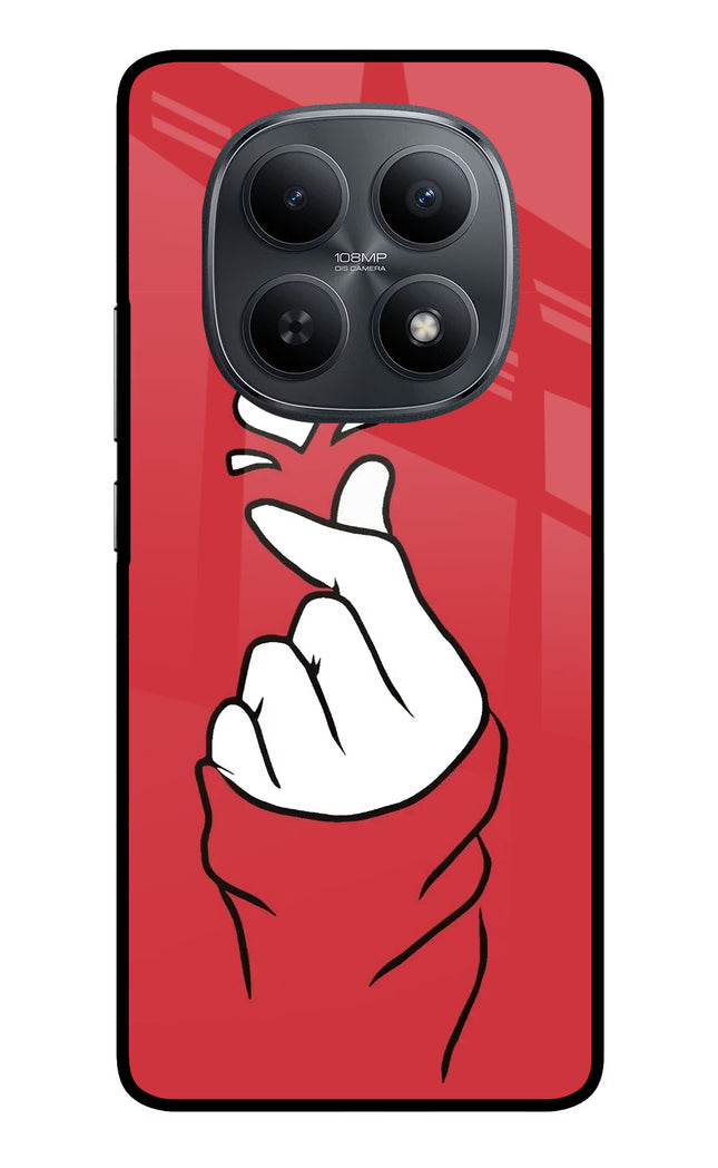 Korean Love Sign Redmi Note 15 5G Metal Case Back Cover by Casekaro