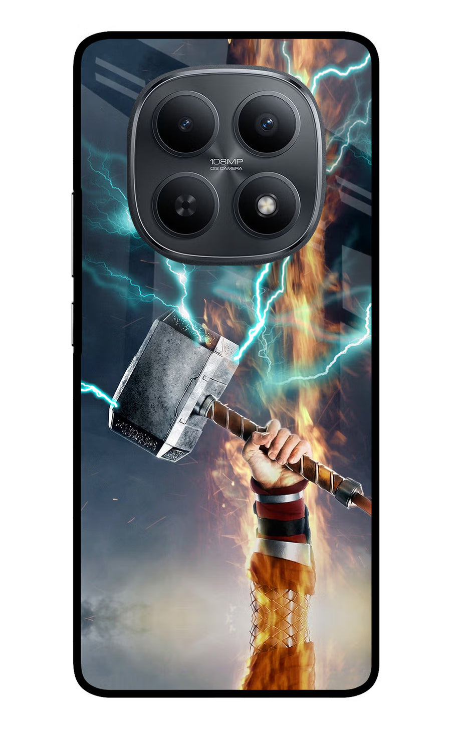 Thor Hammer Mjolnir Redmi Note 15 5G Back Cover, Metal case