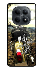 Ride More Worry Less Redmi Note 15 5G Metal Case Back Cover by Casekaro